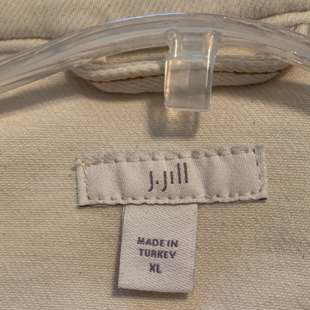 J. Jill Off-White Blouse XL